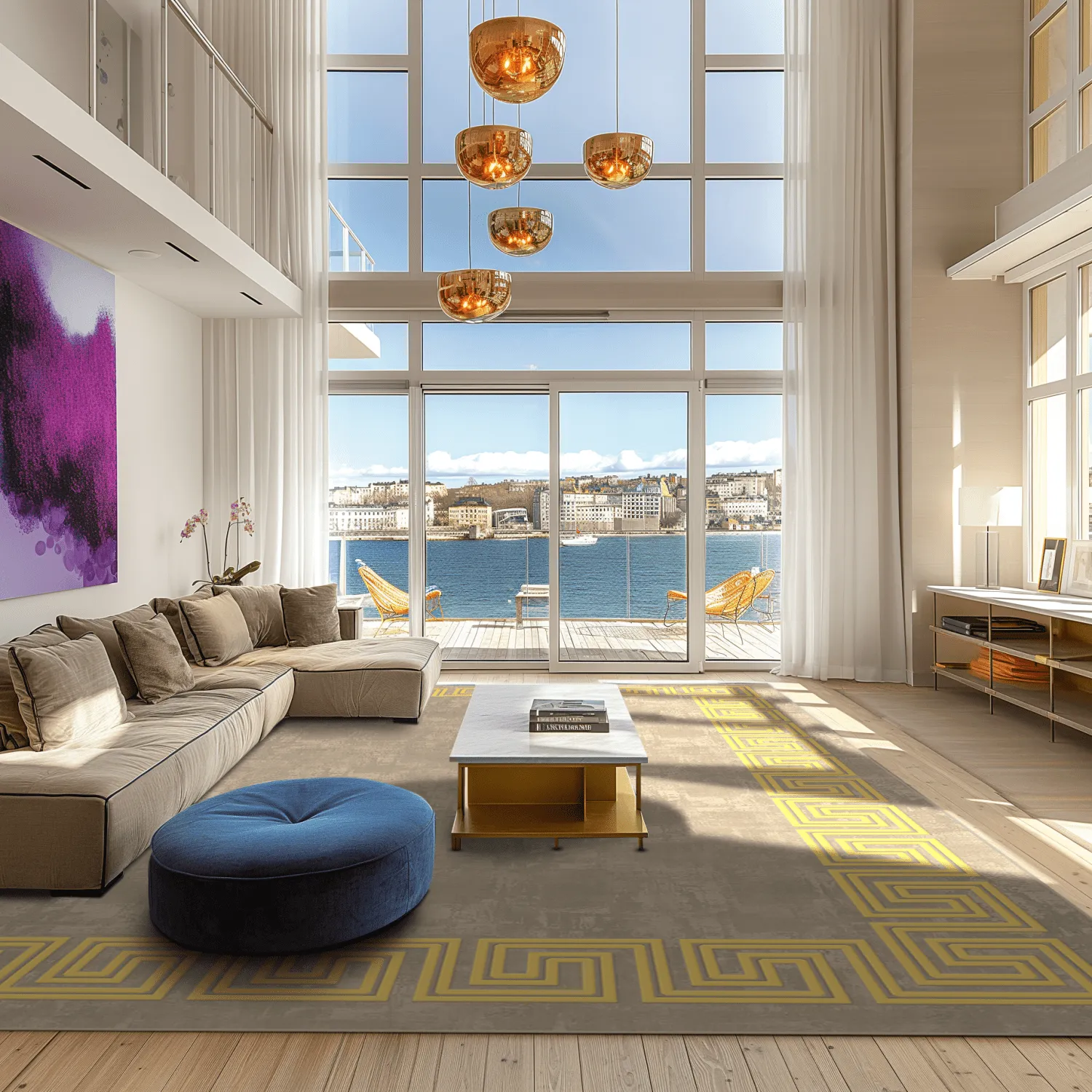 Wilton - Myra (beige/geel)