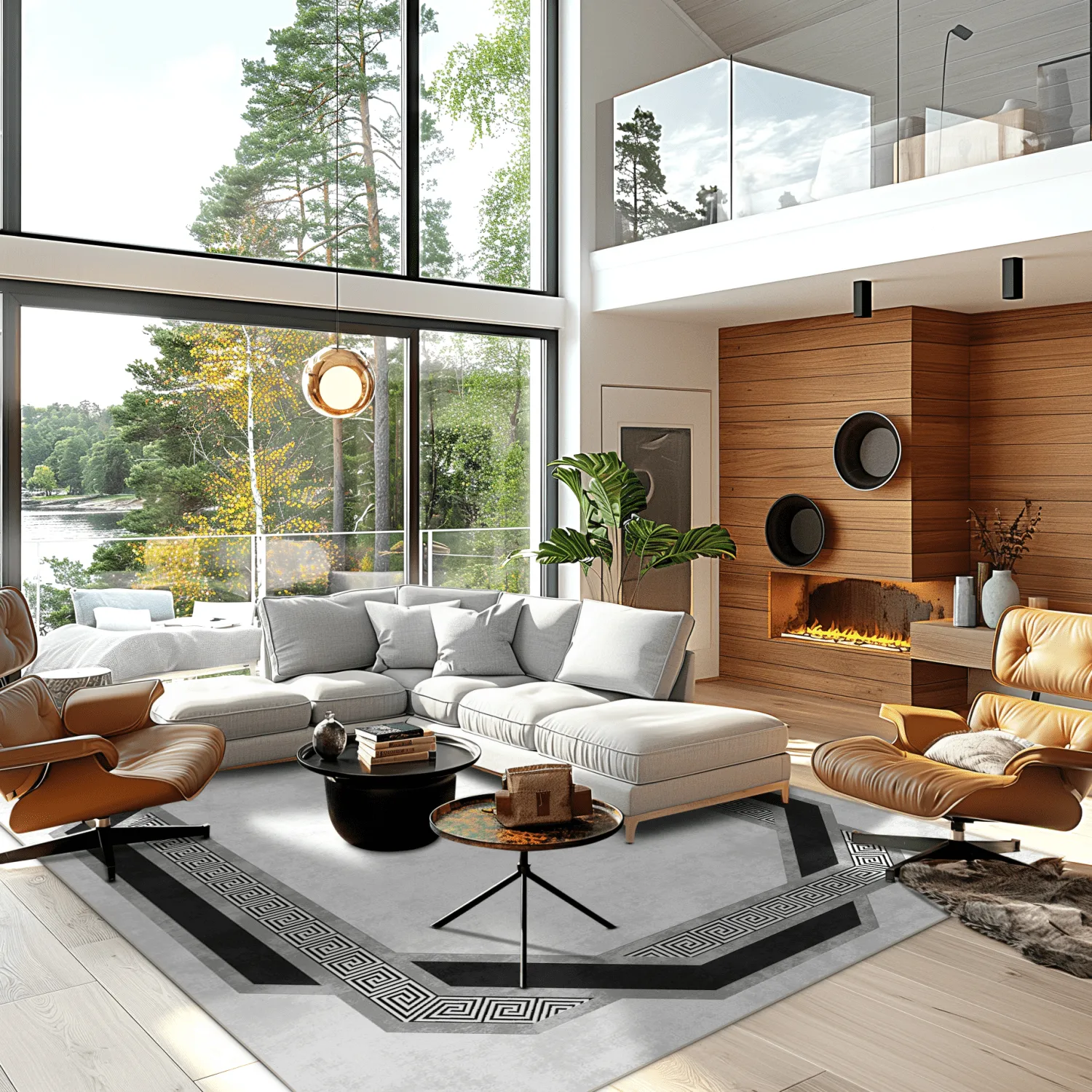 Wilton - Olympia (zwart/wit)