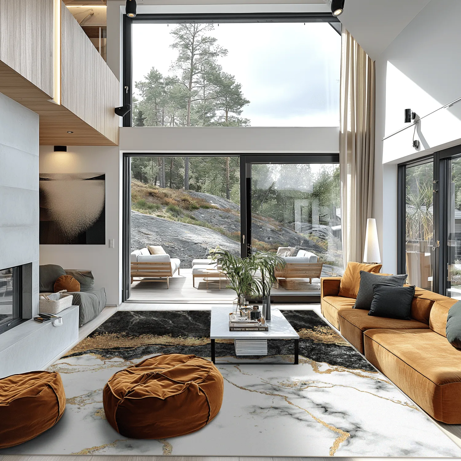 Wilton - Padova (zwart/wit/goud)