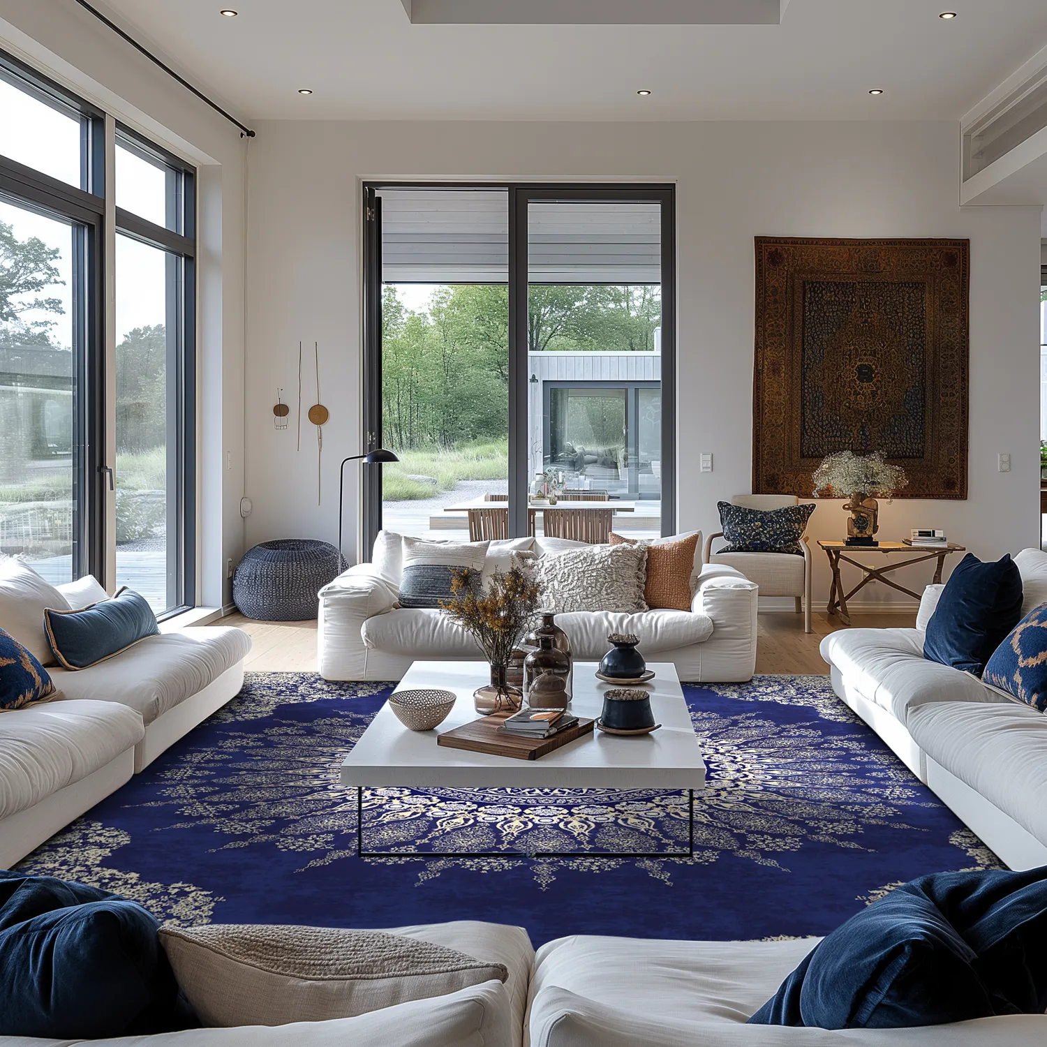 Wilton - Sandrigo (blauw/beige)