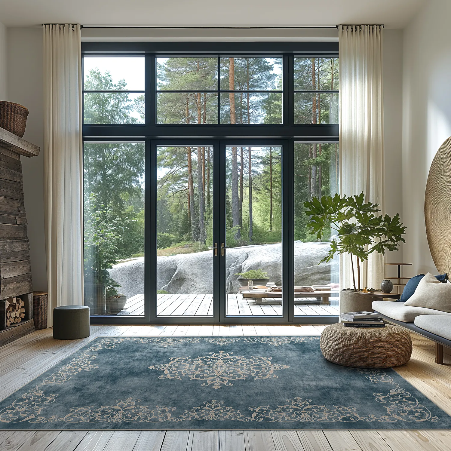 Wilton - Santi (blauw/beige)