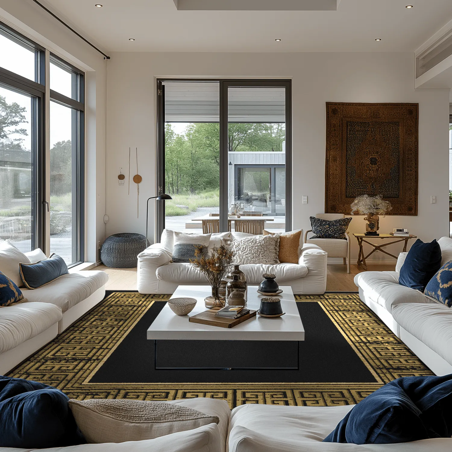 Wilton - Tilos (zwart/goud)