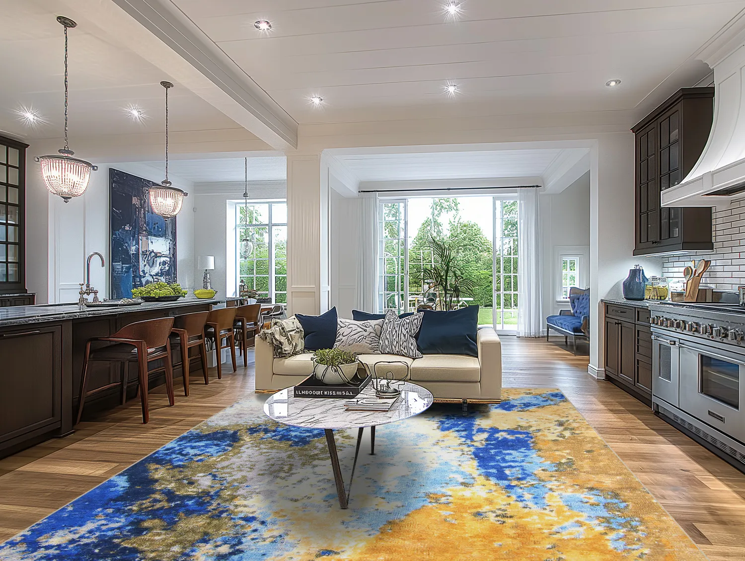 Wilton - Travale (blauw/geel/multi)