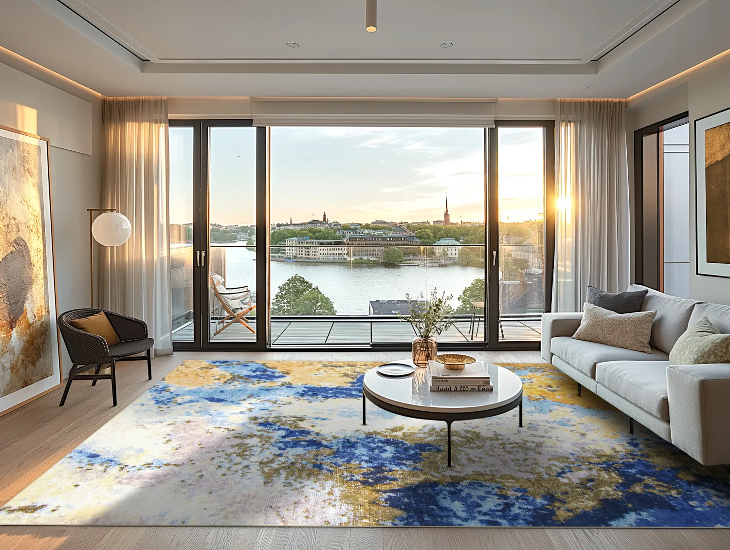 Wilton - Travale (blauw/geel/multi)