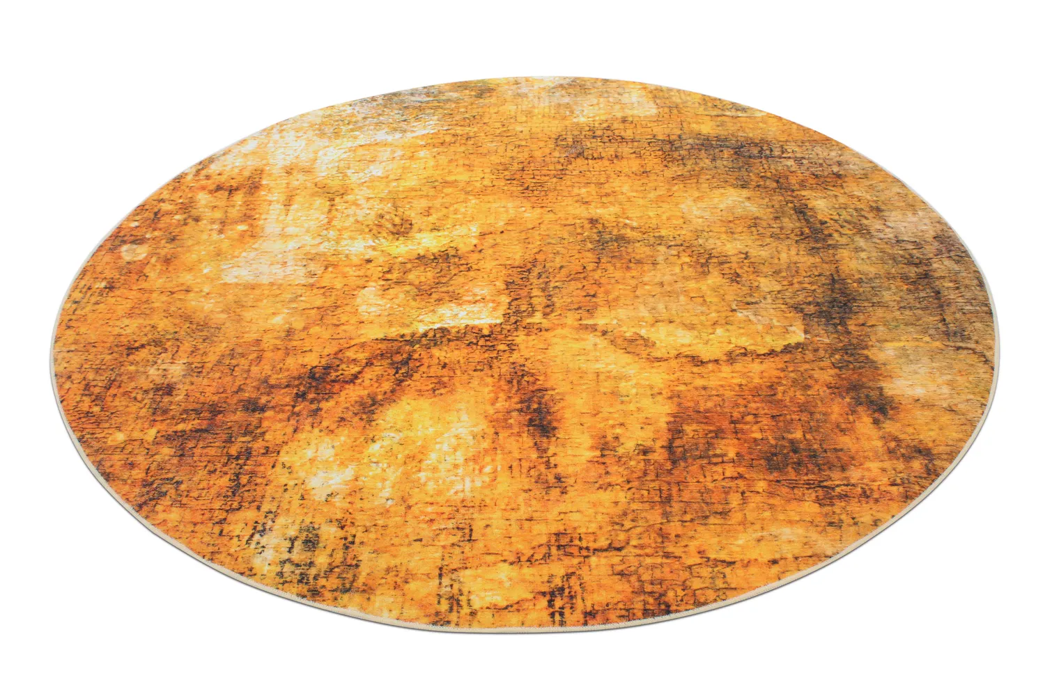 Rond vloerkleed - Tremes (goud)