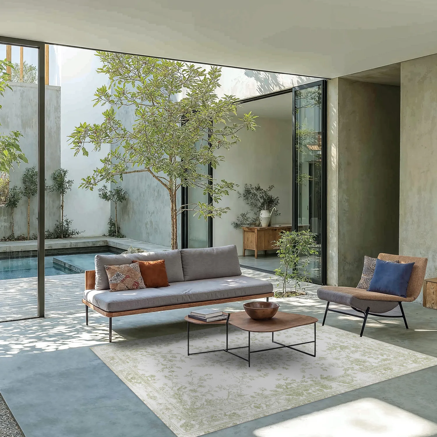 Wilton - Tulum (lichtgroen/wit)