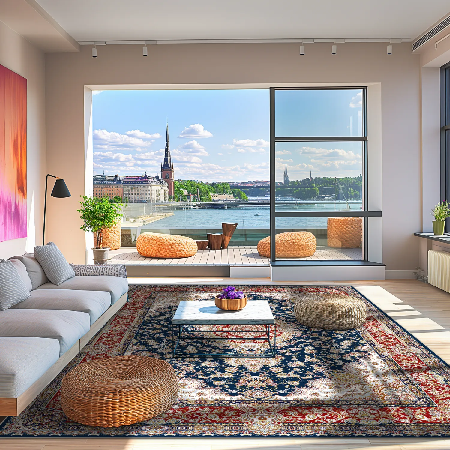 Wilton - Vakifli (blauw/multi)