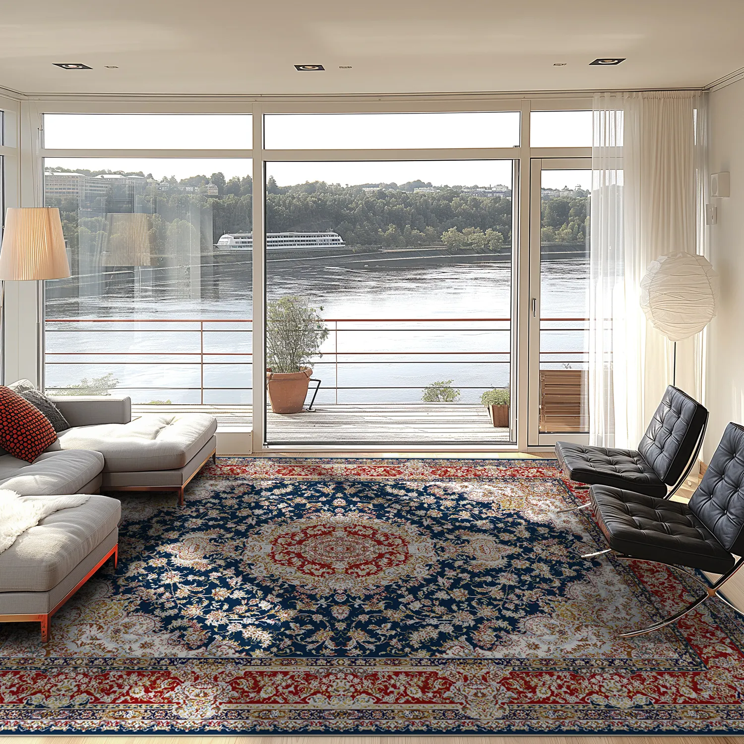 Wilton - Vakifli (blauw/multi)