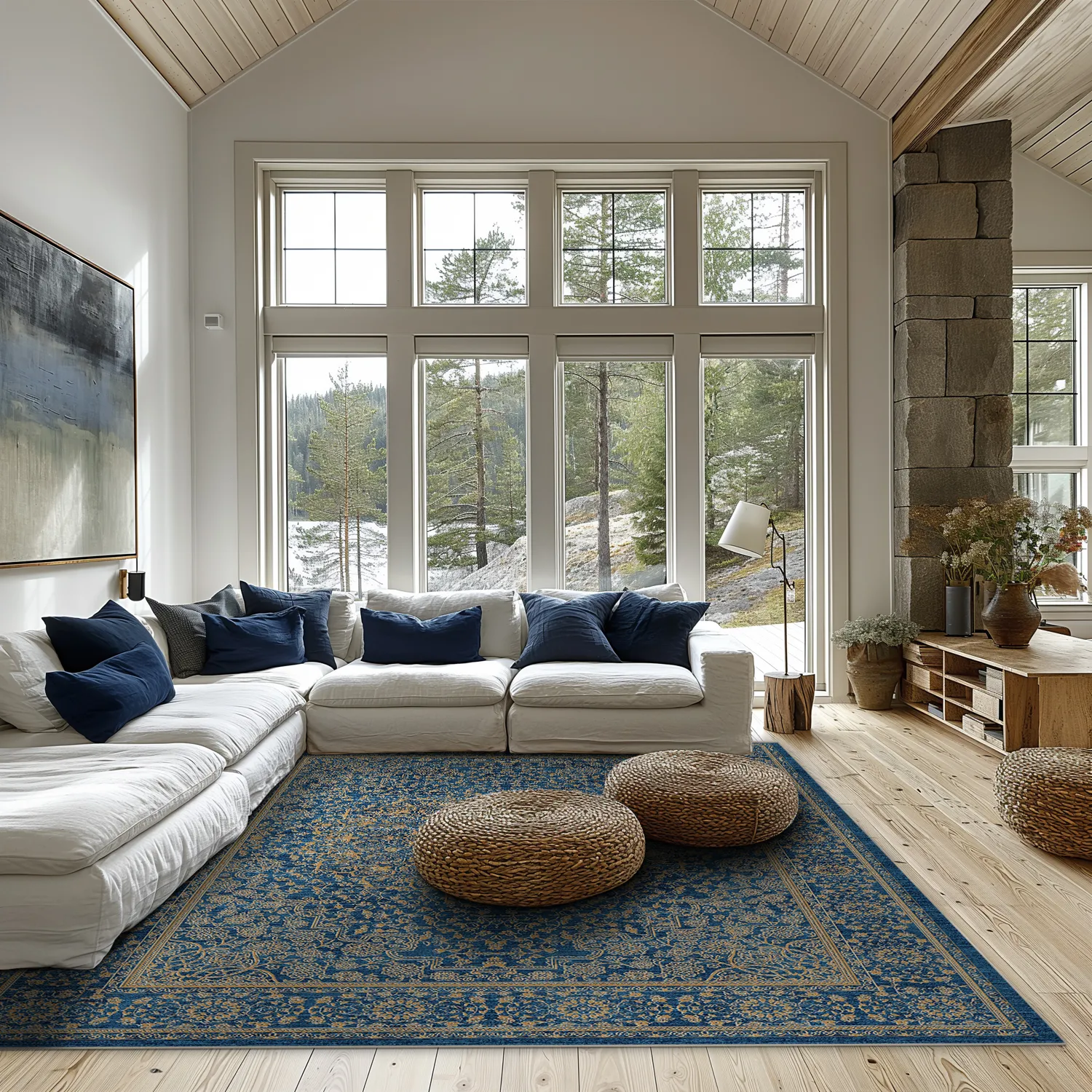 Wilton - Vinadio (blauw/goud)