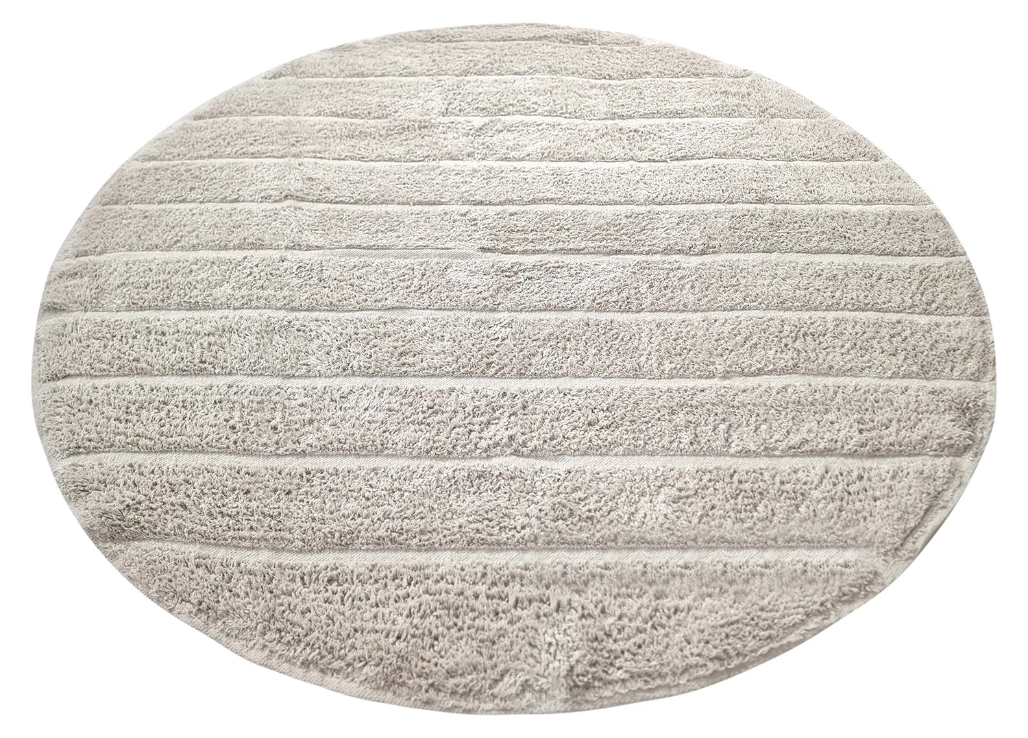 Ronde vloerkleden - Willow Natural Cotton Shaggy (greige)