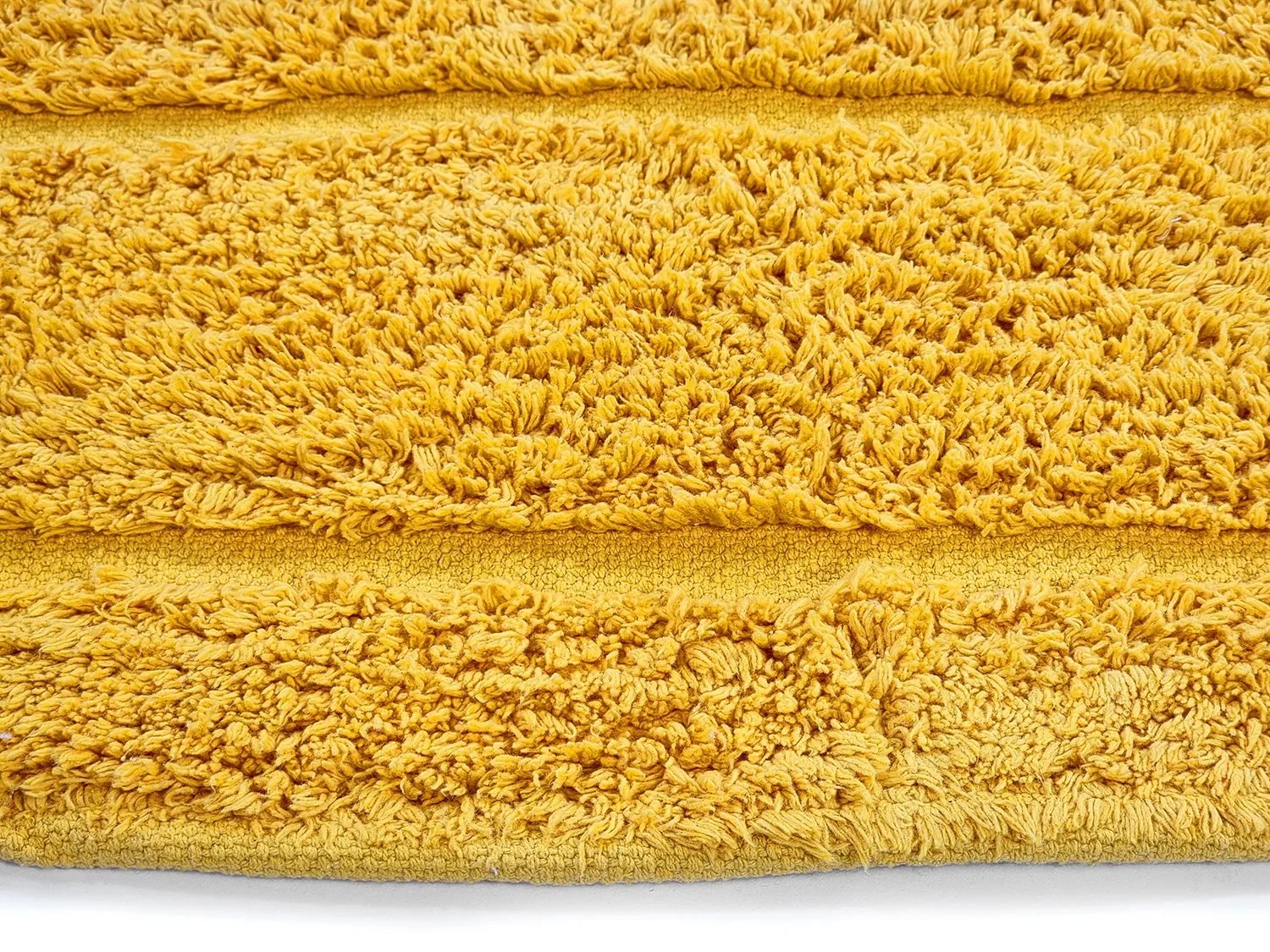 Ronde vloerkleden - Willow Natural Cotton Shaggy (geel)