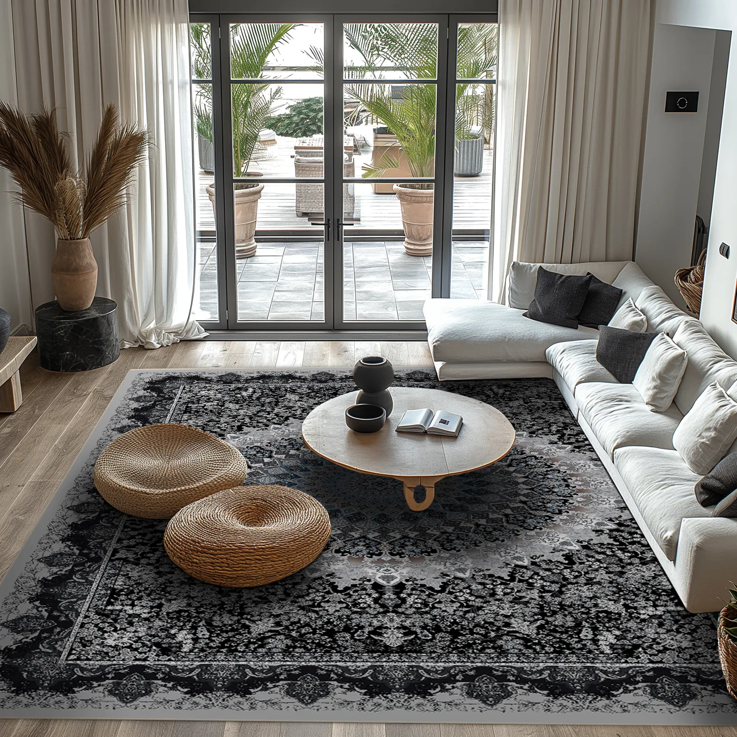 Wilton - Yelda (zwart/multi)