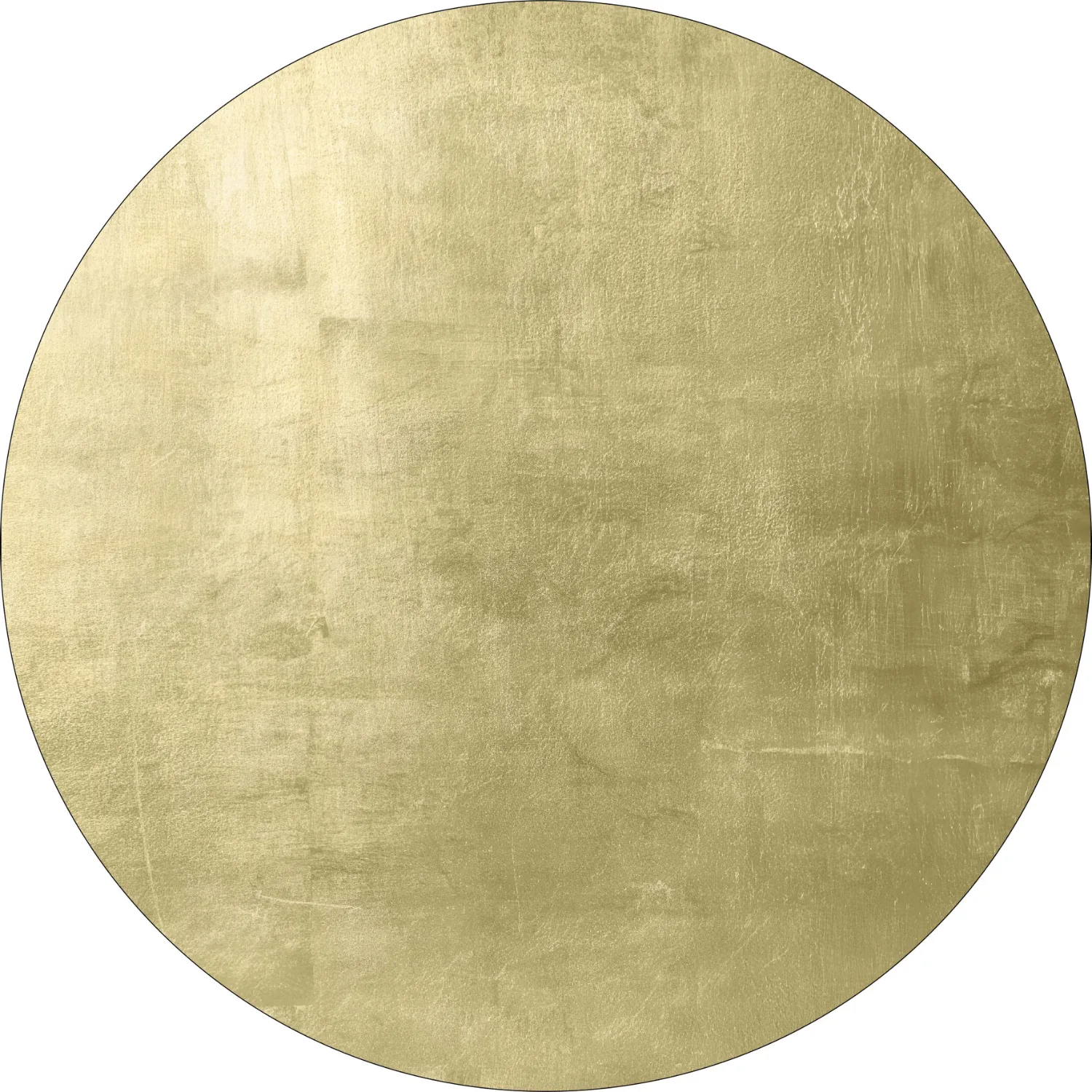 Rond vloerkleed - Artena (licht goud)
