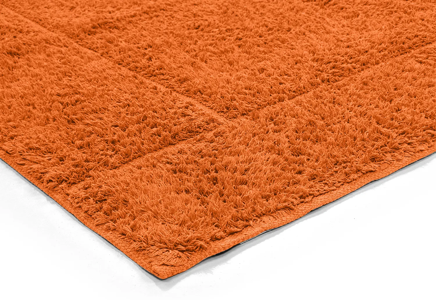Hoogpolig vloerkleed - Cremona Natural Cotton Shaggy (oranje)