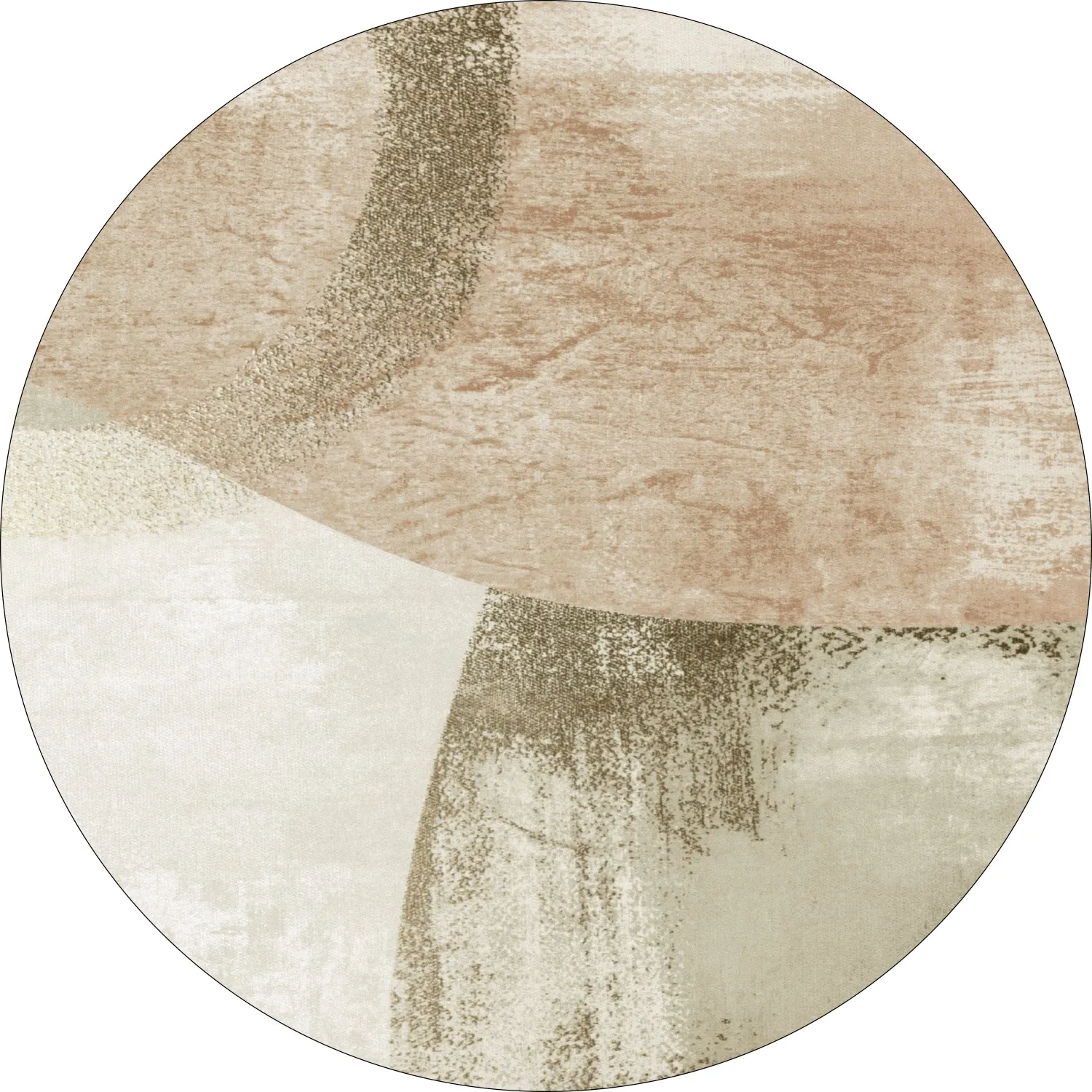 Rond vloerkleed - Fia (roze/multi)