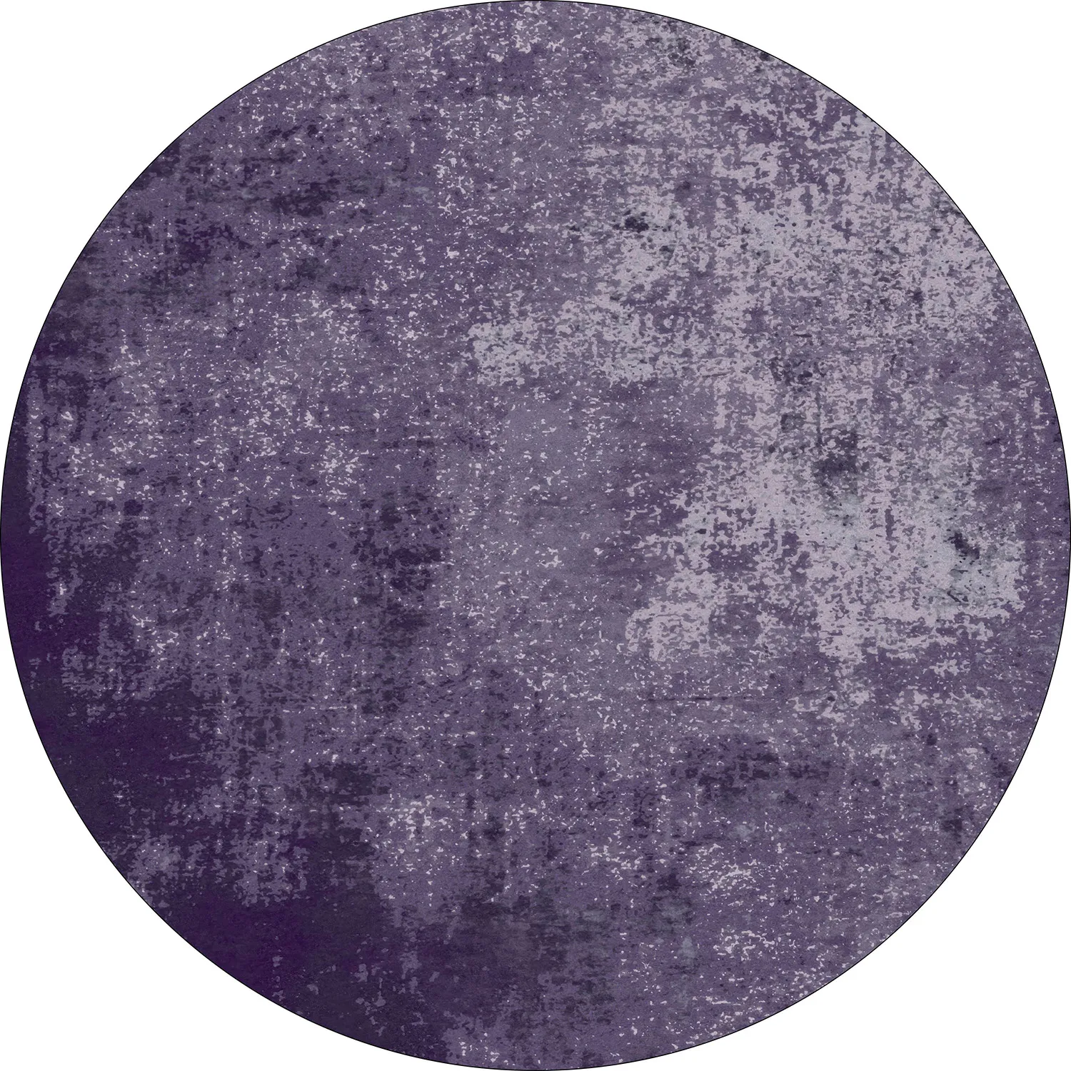 Rond vloerkleed - Lynton (paars)