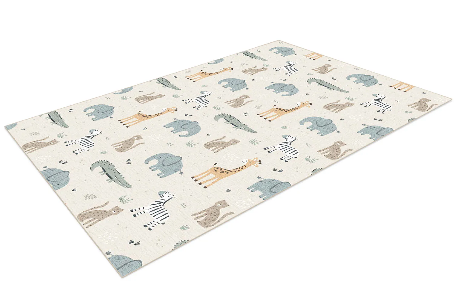 Kindervloerkleed - Safari Friends (multi)