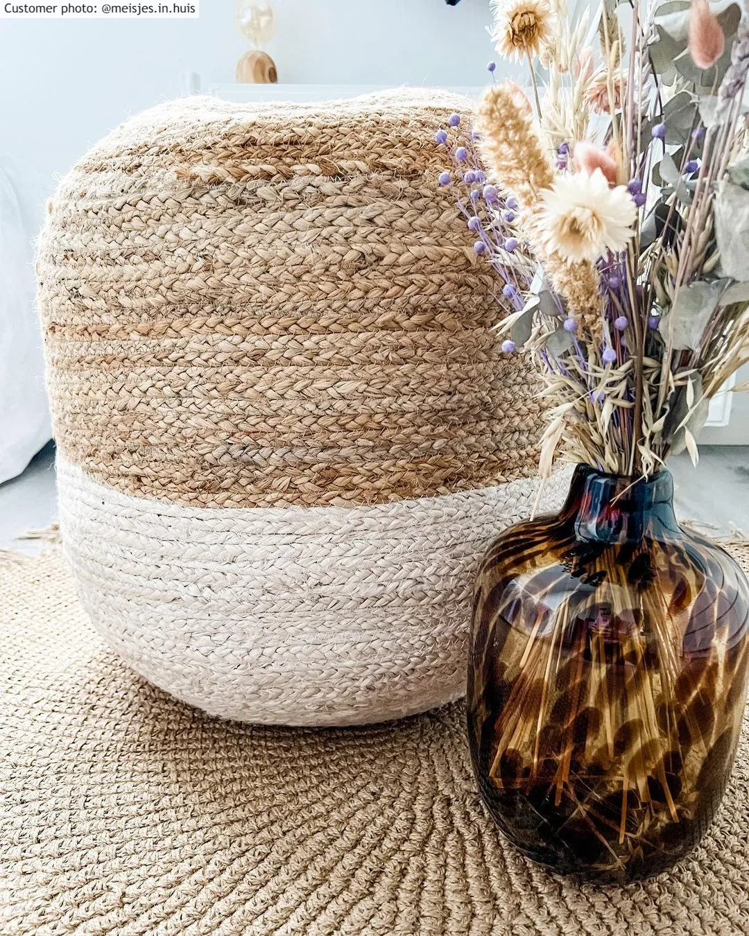 Ronde vloerkleden - Medina (jute)