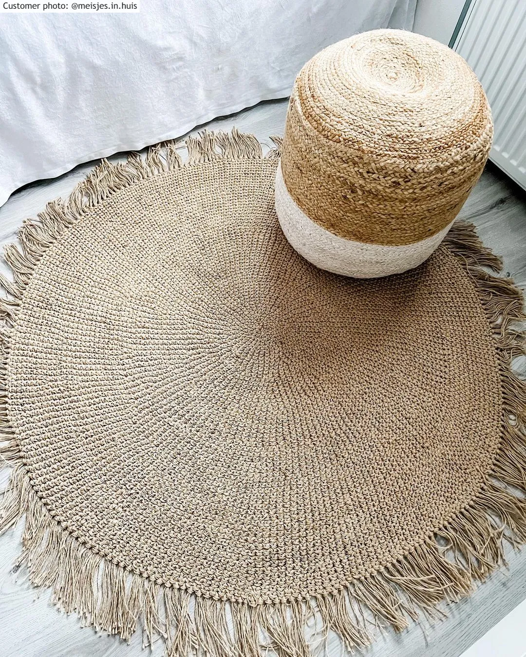Ronde vloerkleden - Medina (jute)
