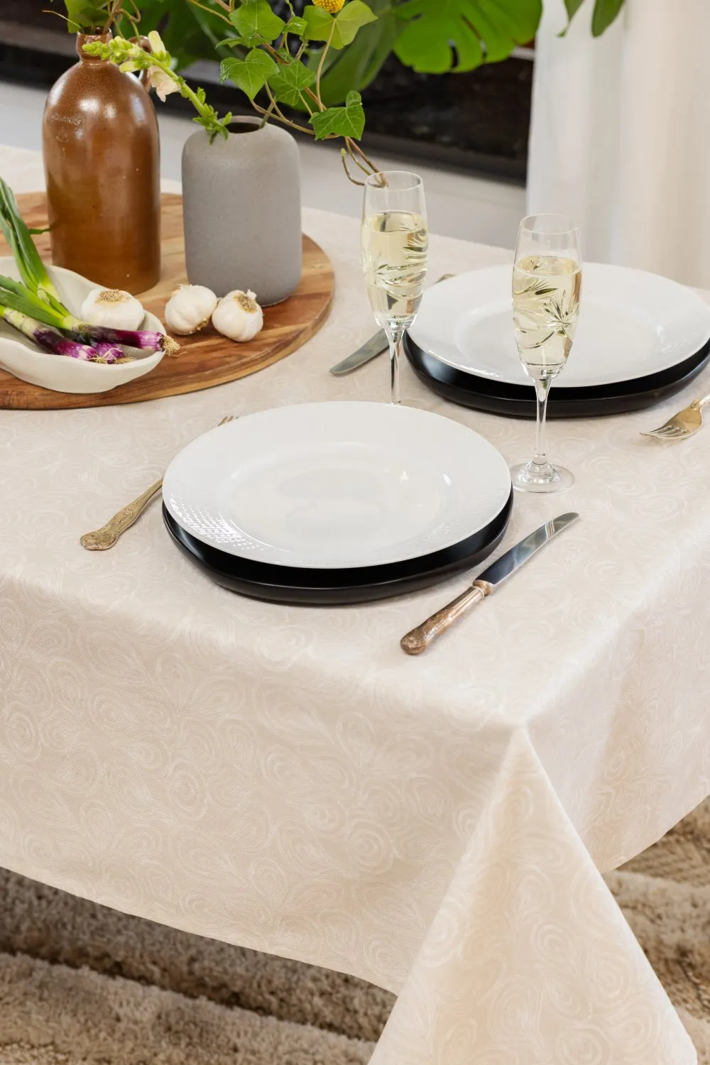 Katoenen tafelkleed - Merja (beige)