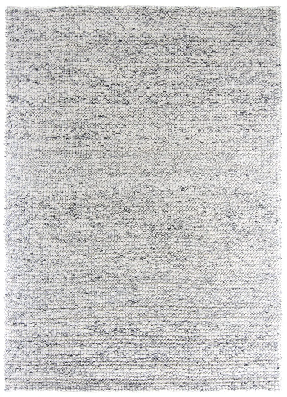 Wollen-vloerkleed - Mesra (zwart/wit)