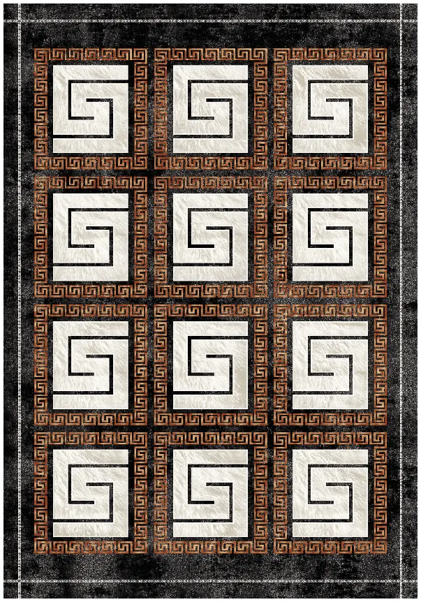 Wilton - Milos (zwart/wit)