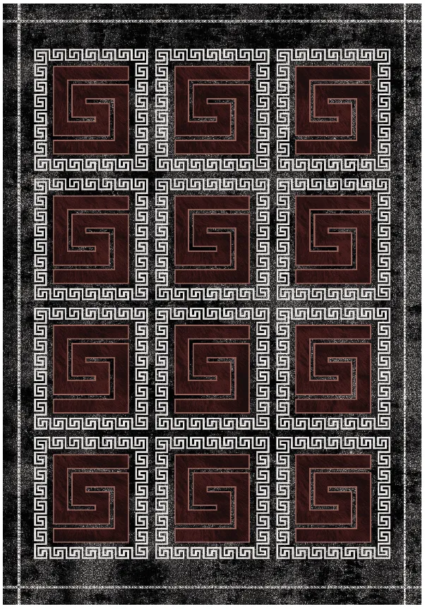 Wilton - Milos (zwart/rood)