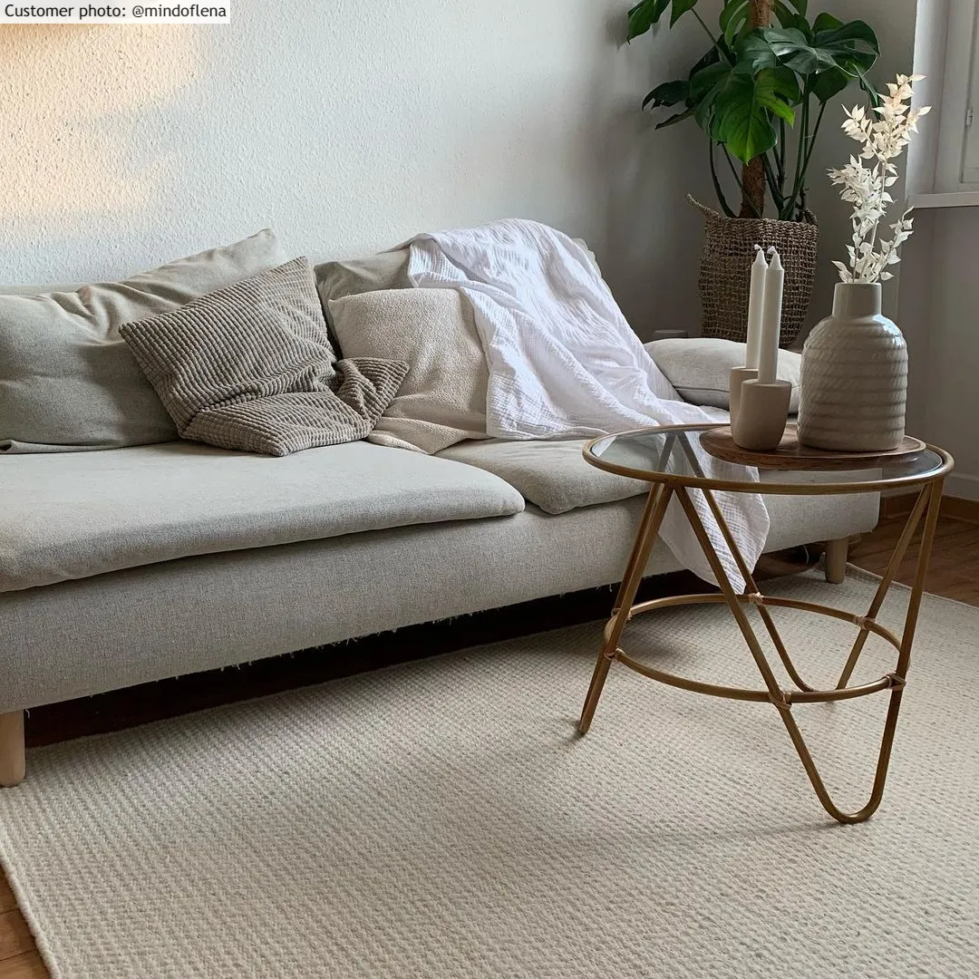 Wollen-vloerkleed - Coastal (wit)