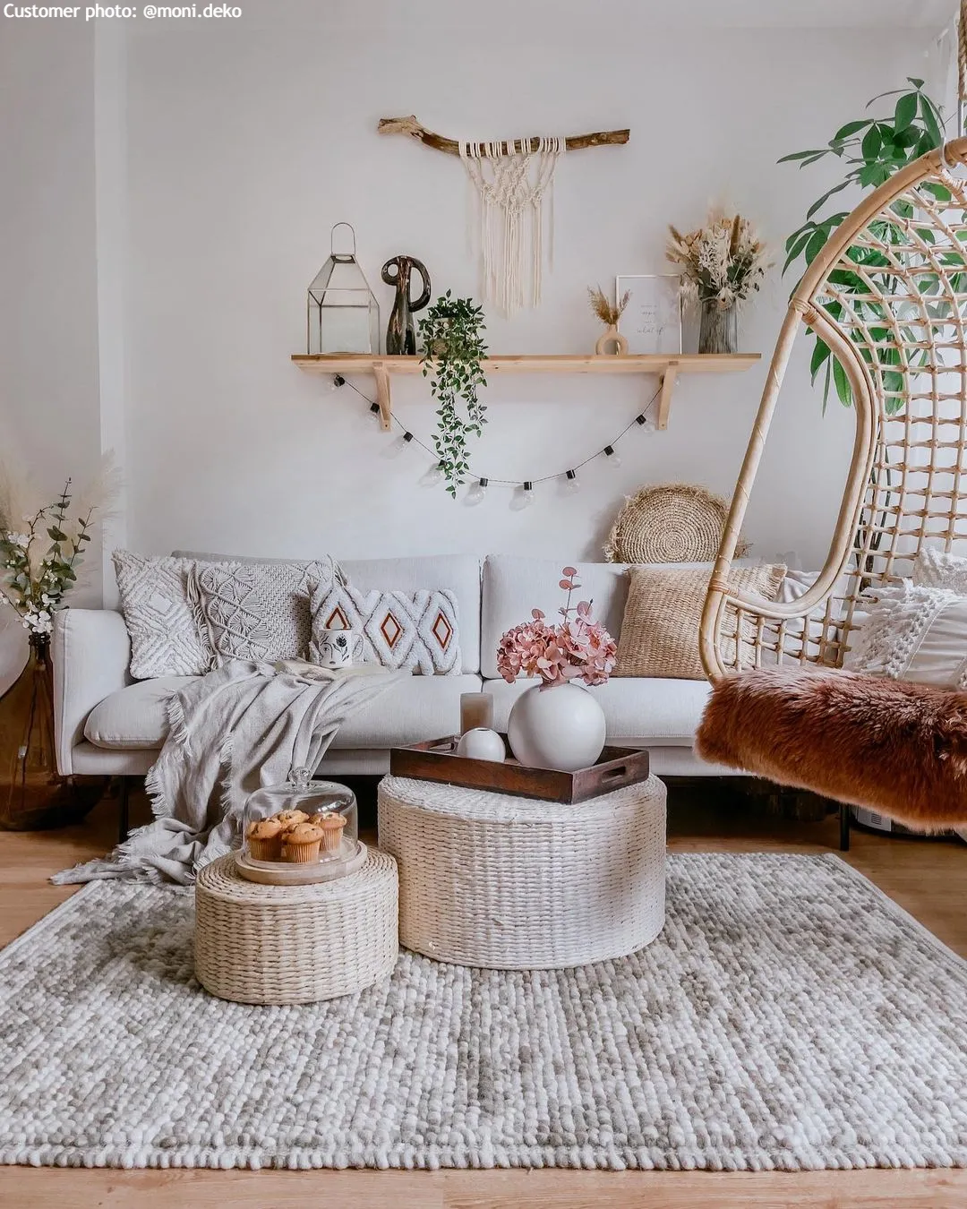 Wollen-vloerkleed - Luna (beige)