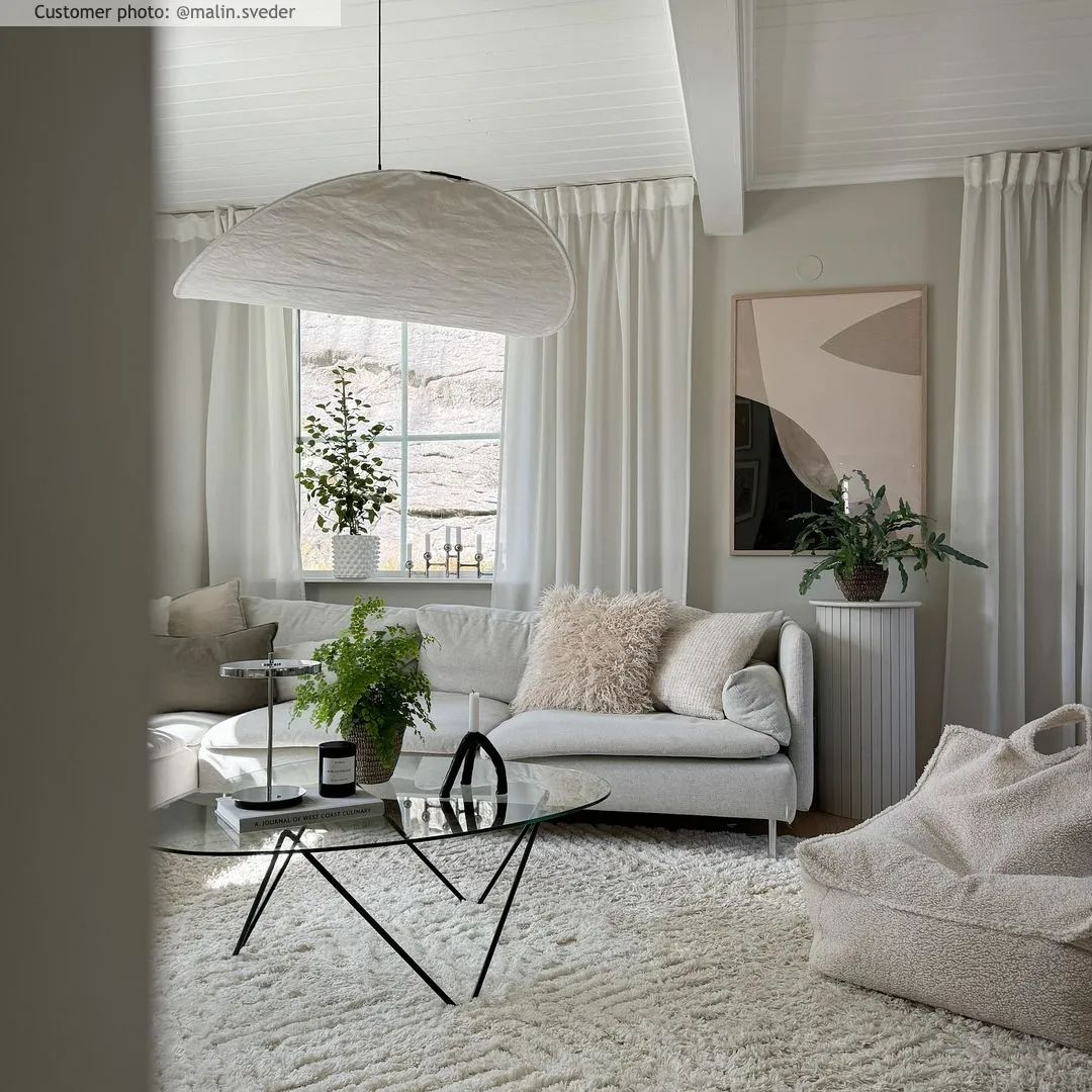 Hoogpolig vloerkleed - Monti (offwhite)