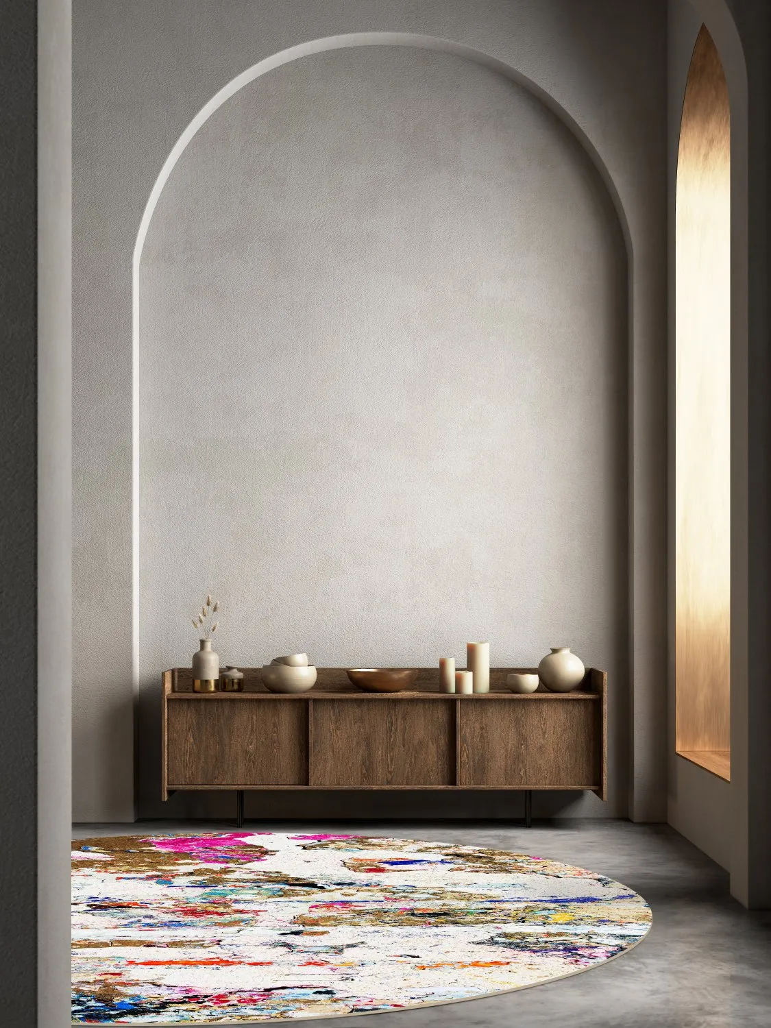 Rond vloerkleed - Monza (multi)