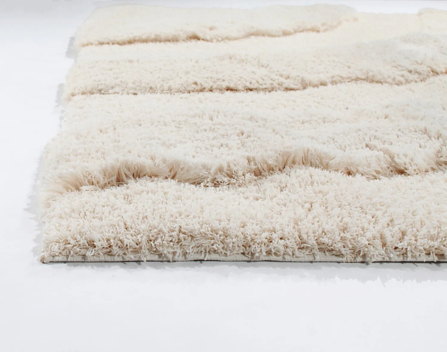 Hoogpolig vloerkleed - Vienne (offwhite)