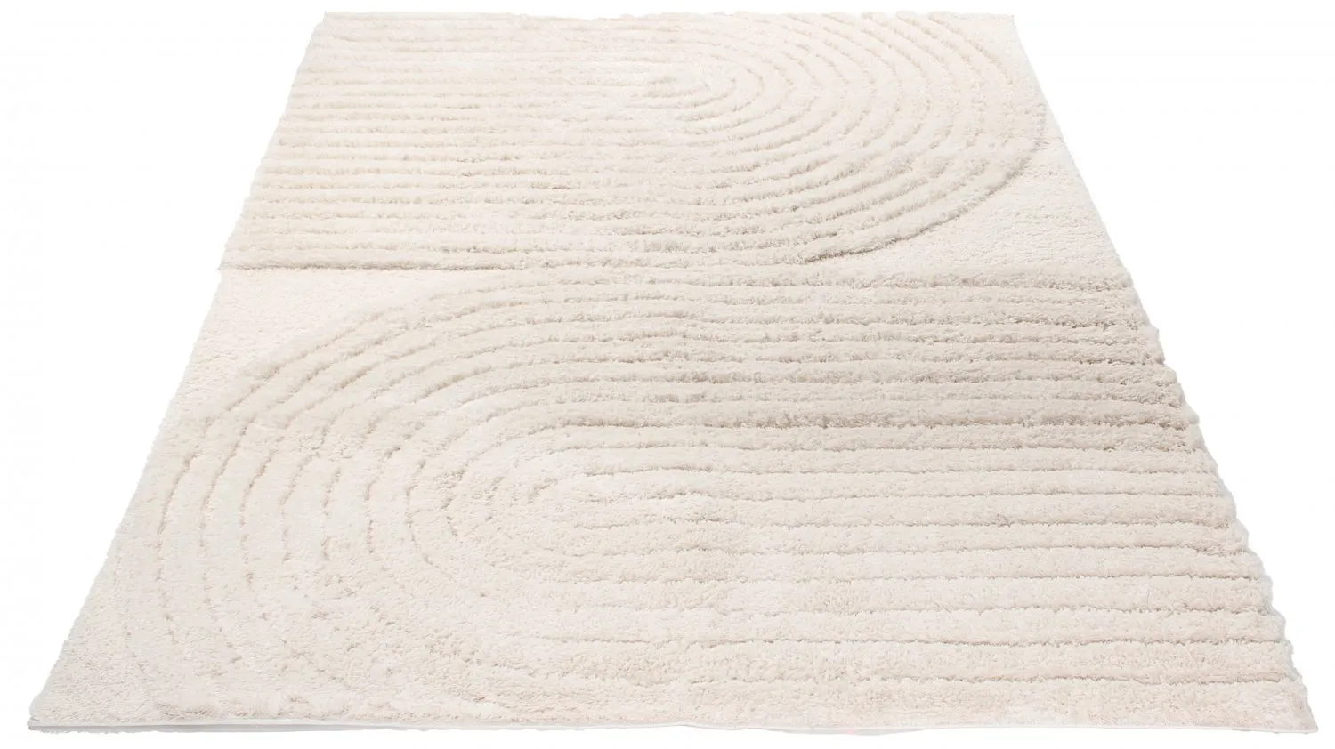 Hoogpolig vloerkleed - Evora (offwhite)