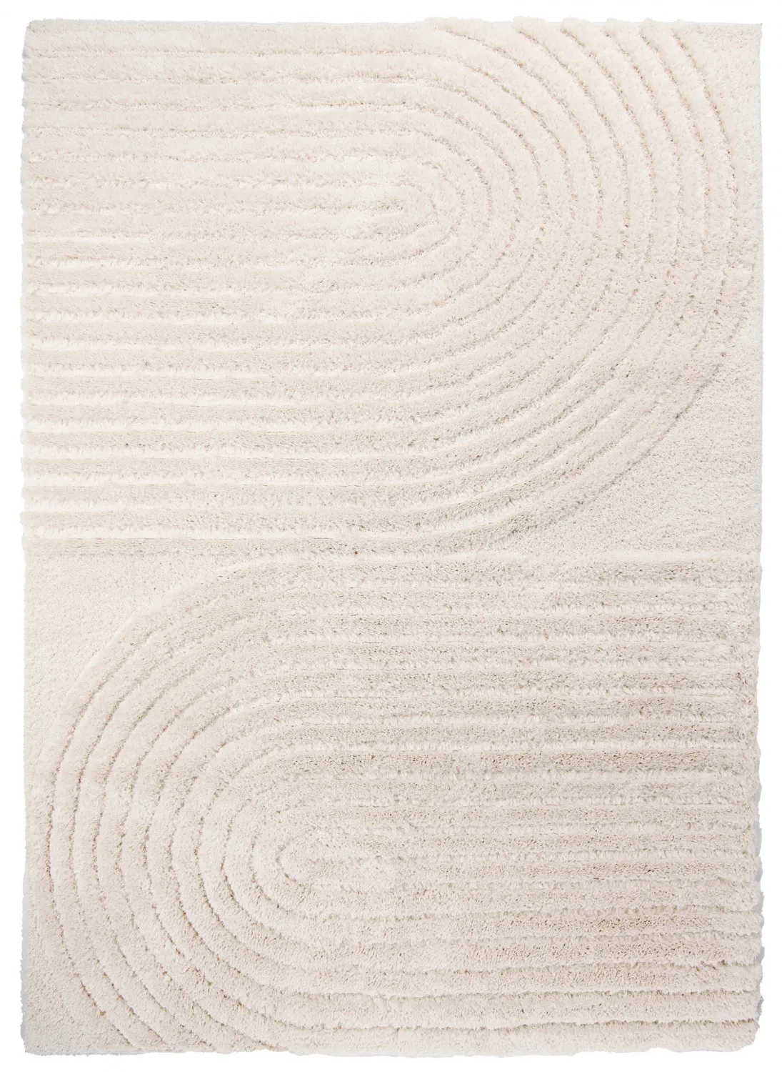 Hoogpolig vloerkleed - Evora (offwhite)