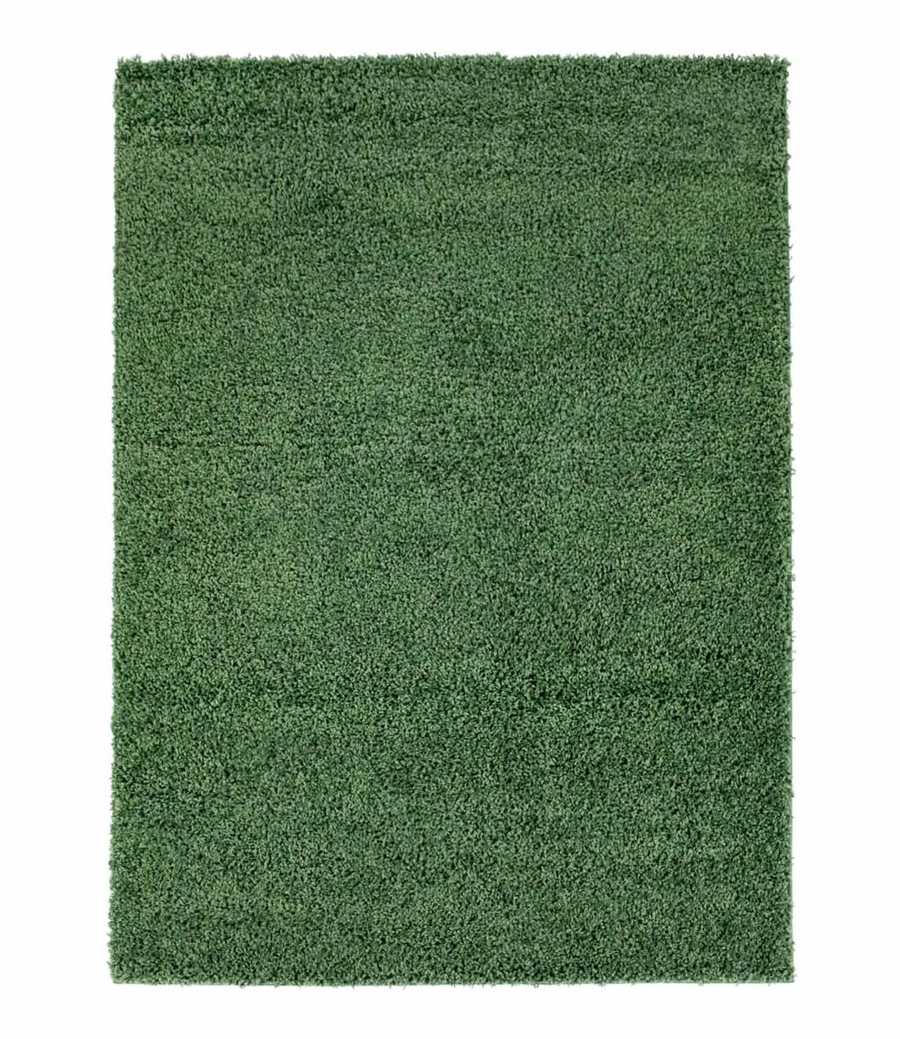 Trim hoogpolig vloerkleed groen tapijt rond 60x120 cm 80x 150 cm 140x200 cm 160x230 cm 200x300 cm