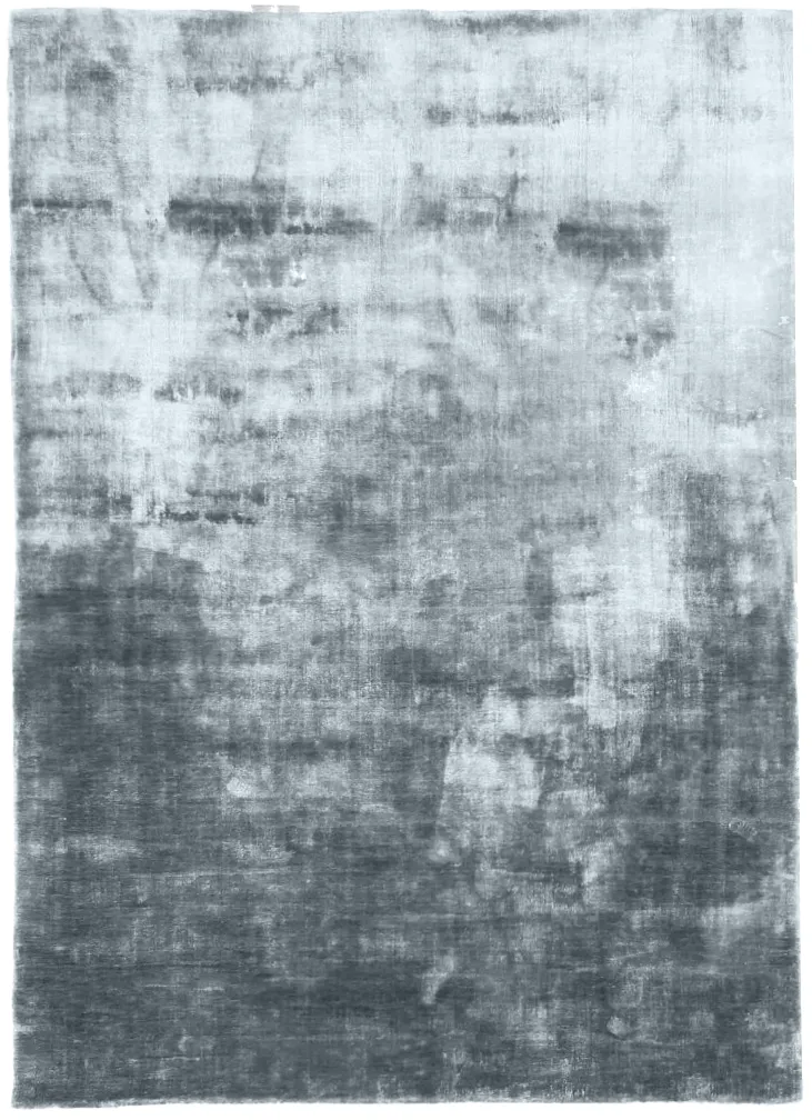 Viscose-vloerkleed - Jodhpur Special Luxury Edition (blauw/grijs)