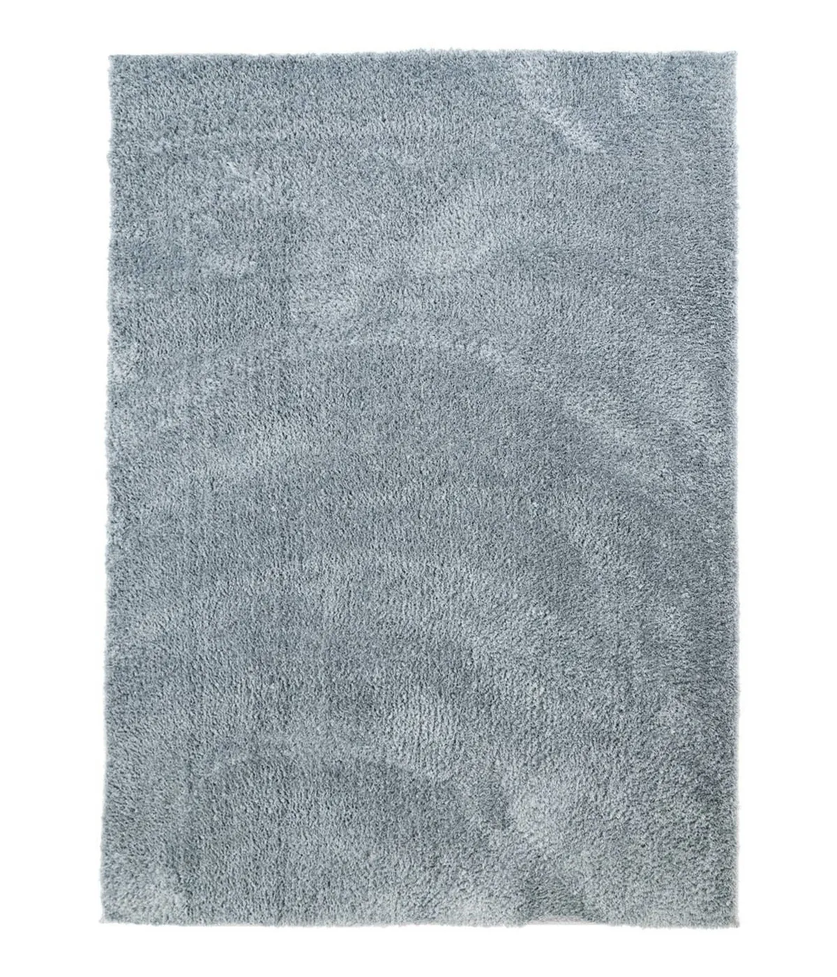 Hoogpolig vloerkleed - Soft Shine (turkoois)