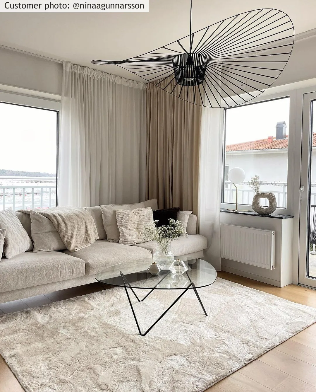 Hoogpolig vloerkleed - Aranga Super Soft Fur (beige)