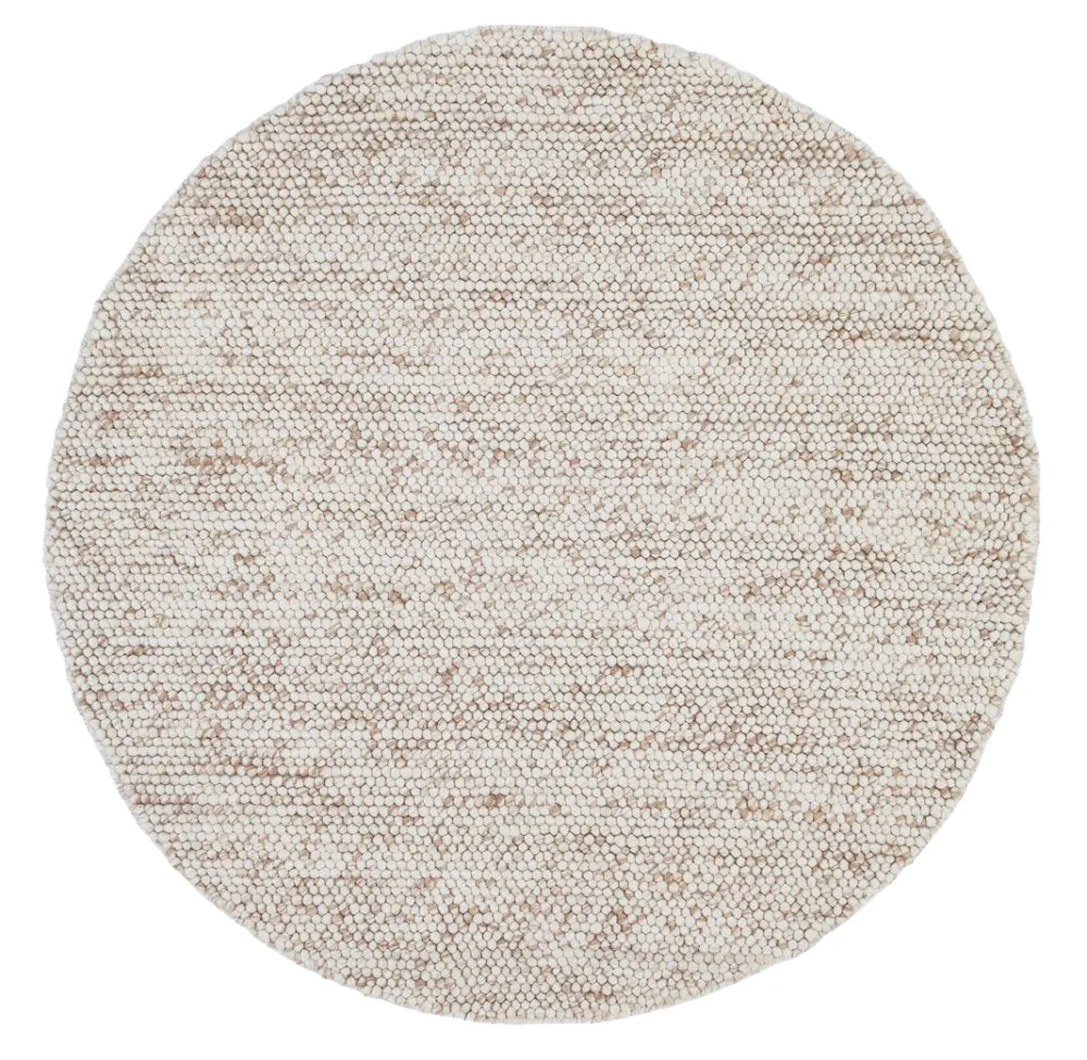 Ronde vloerkleden - Avafors Wool Bubble (natural)