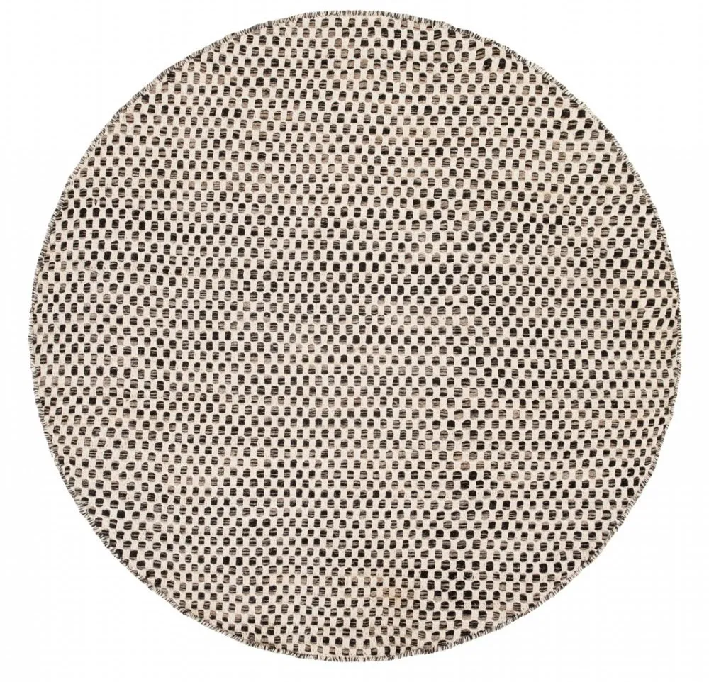 Ronde vloerkleden - Jenim (zwart/wit)