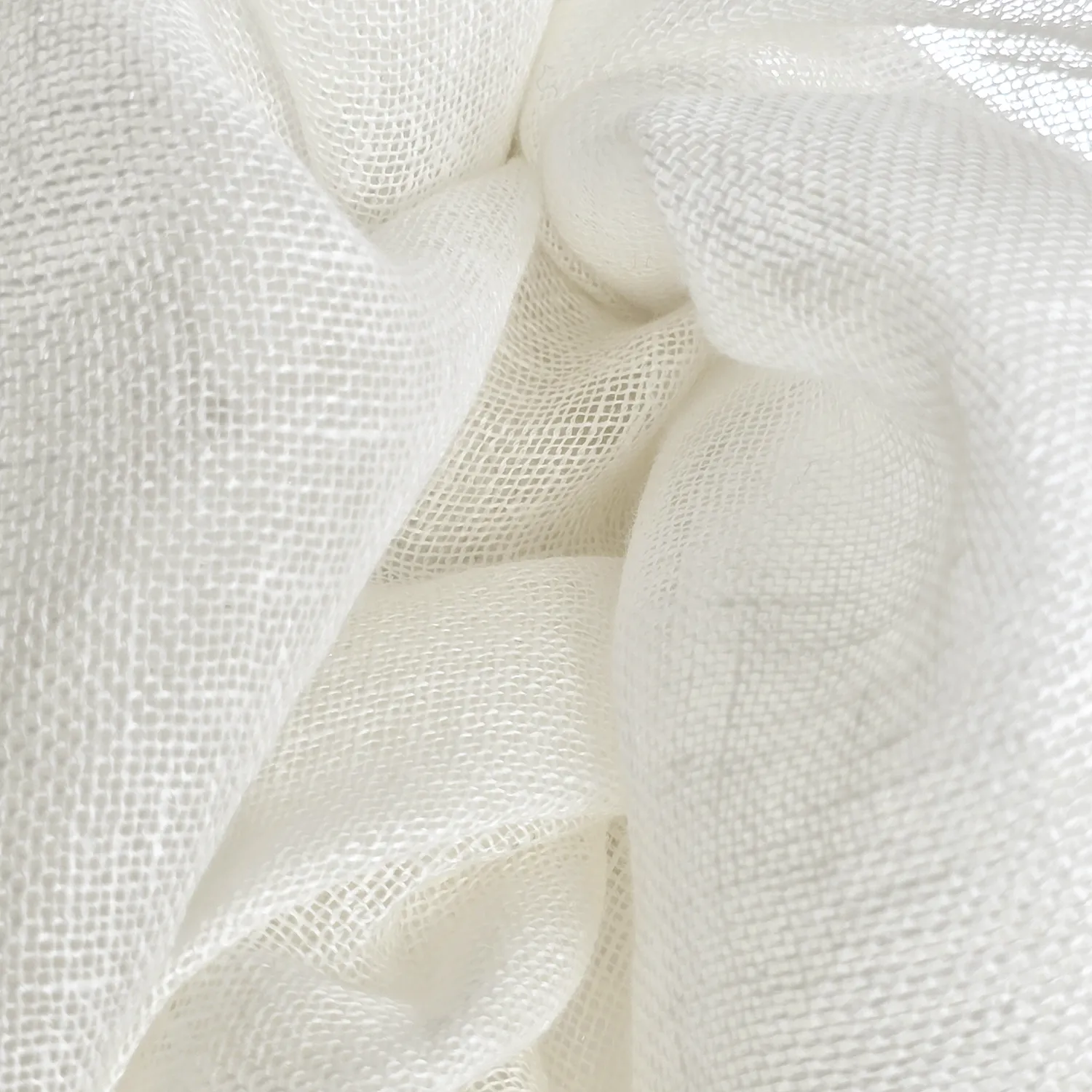 Gordijnen 2-pack - Linnen gordijn Noemi (wit)