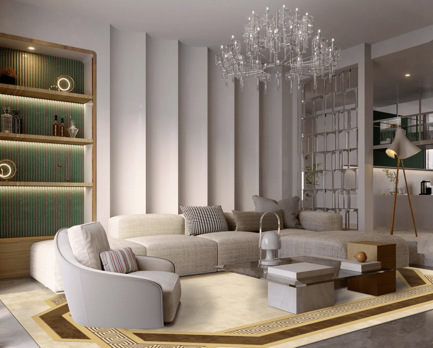 Wilton - Olympia (beige/bruin)