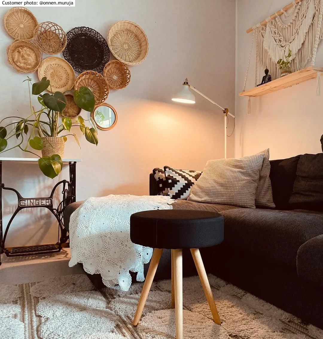 Hoogpolig vloerkleed - Fondi (beige)