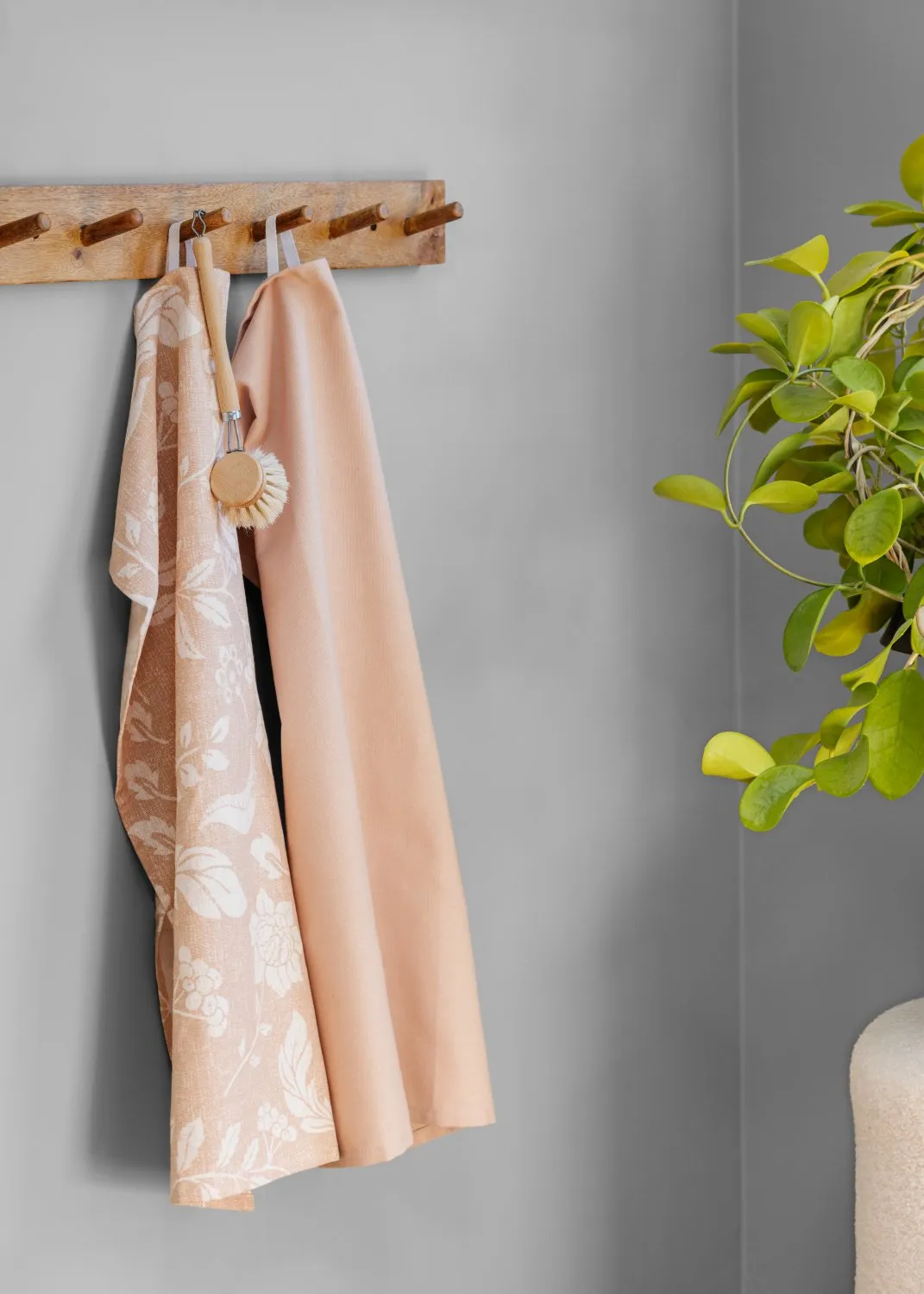 Keukenhanddoeken per twee verpakt - Onni (roos)