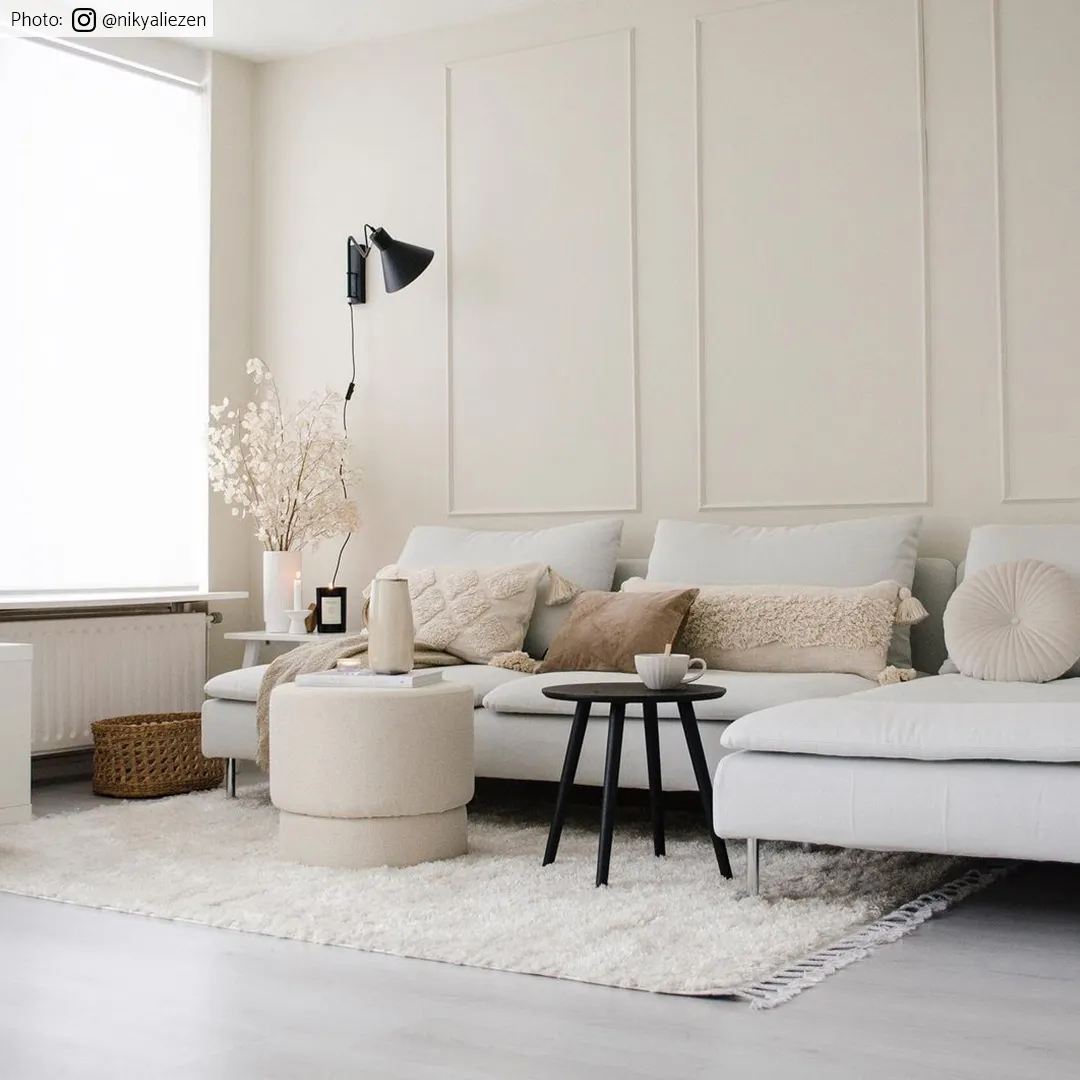 Hoogpolig vloerkleed - Orellana (beige)