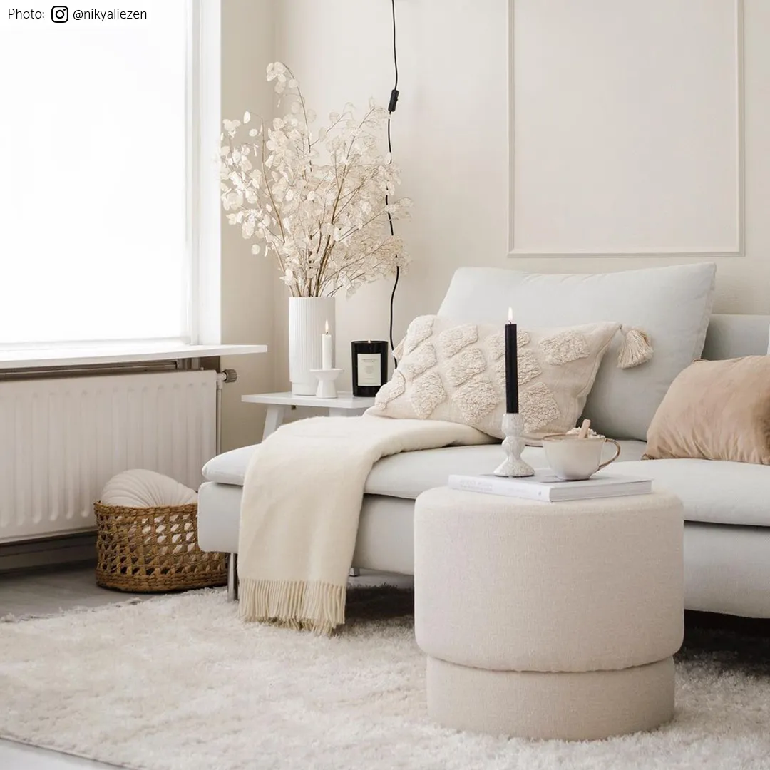 Hoogpolig vloerkleed - Orellana (beige)