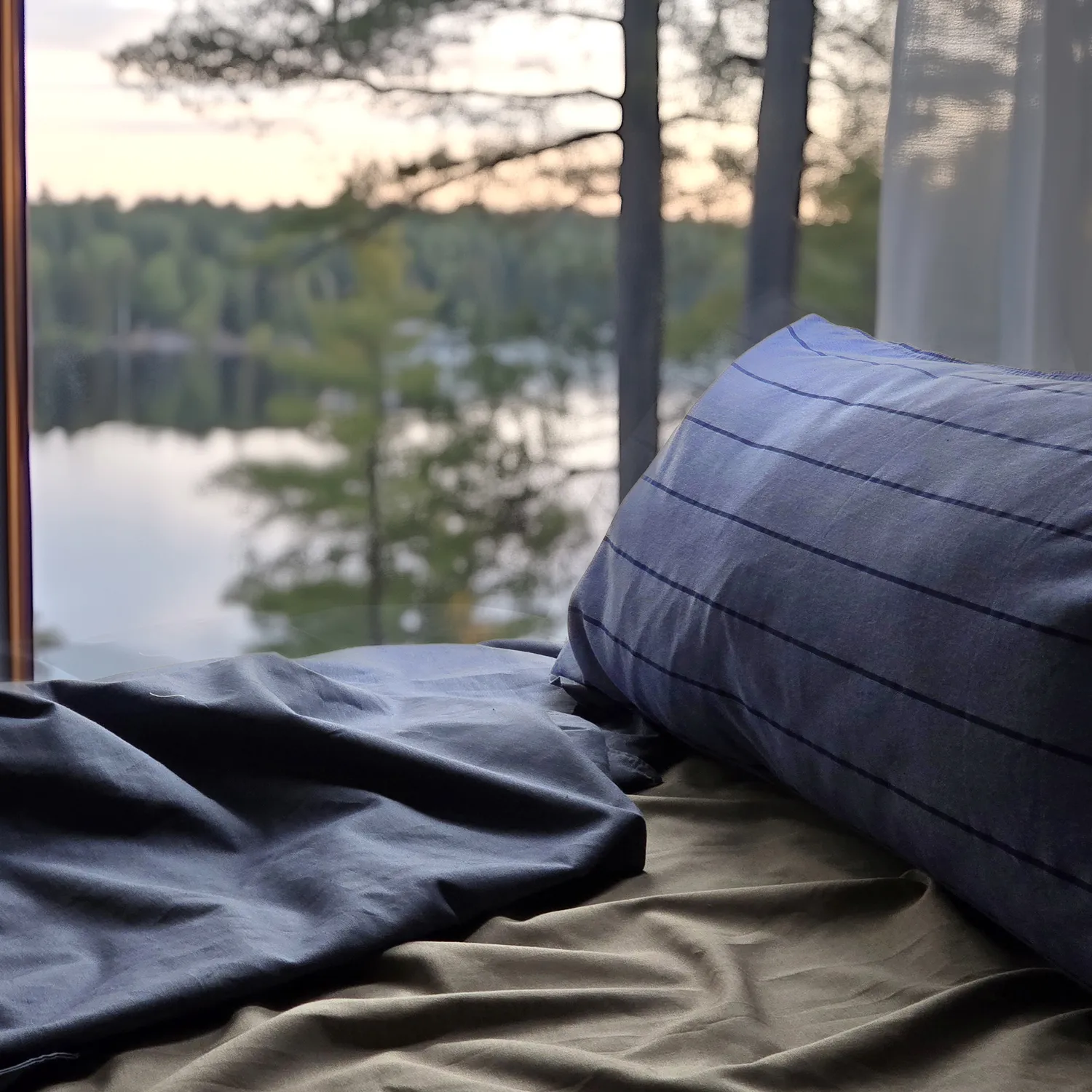 Kussensloop - Ariadne (blauw)