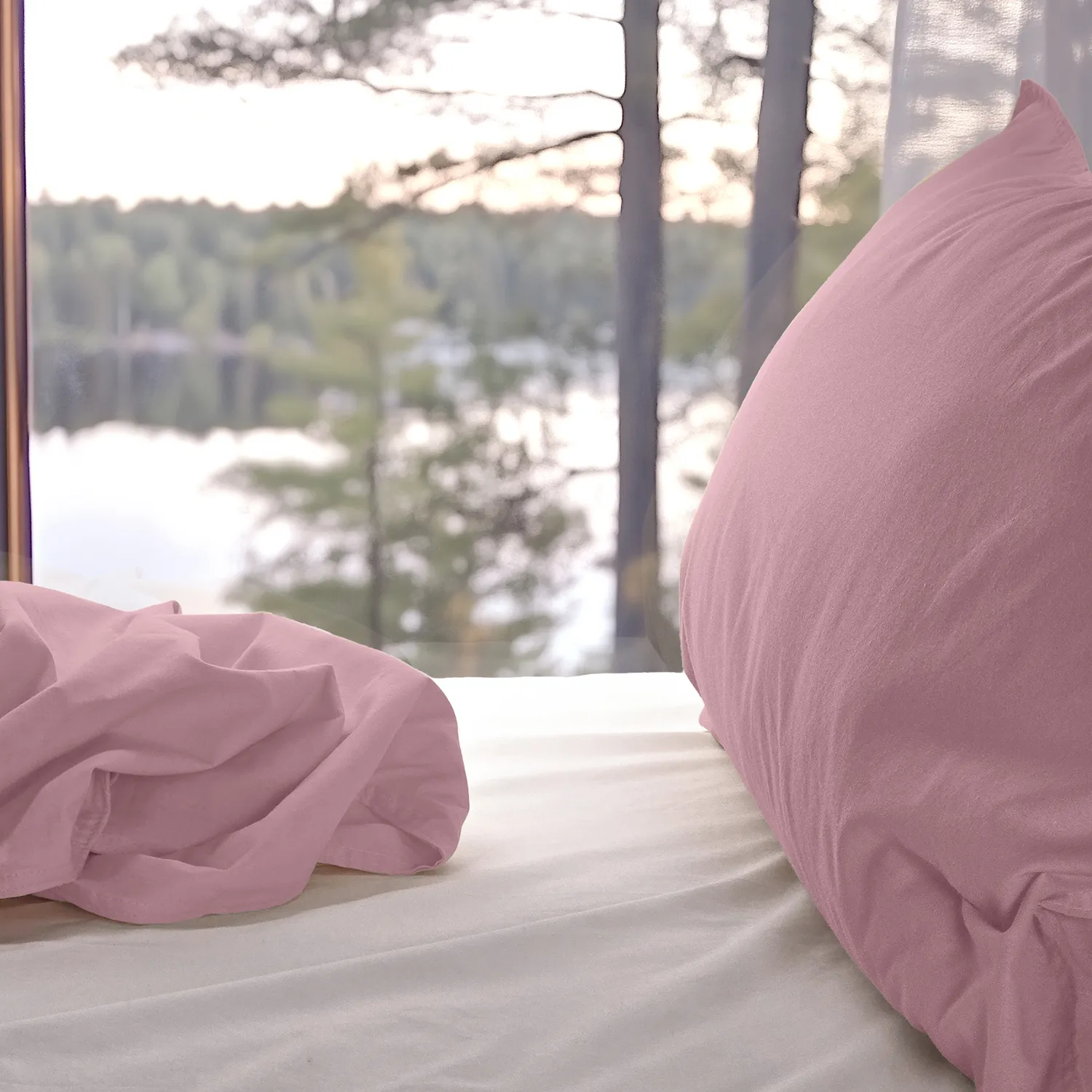 Kussensloop - Lysander (roze)