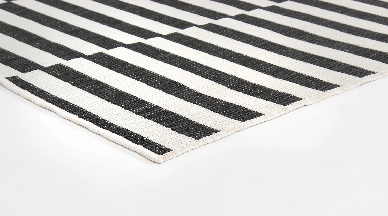 Vloerkleden voor binnen en buiten - Otto (zwart)