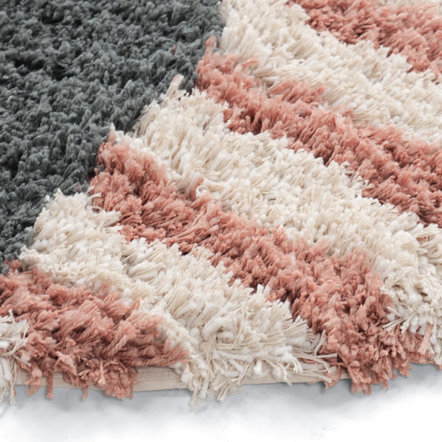 Ovaal tapijt - Tropea Natural Cotton Shaggy (multi)